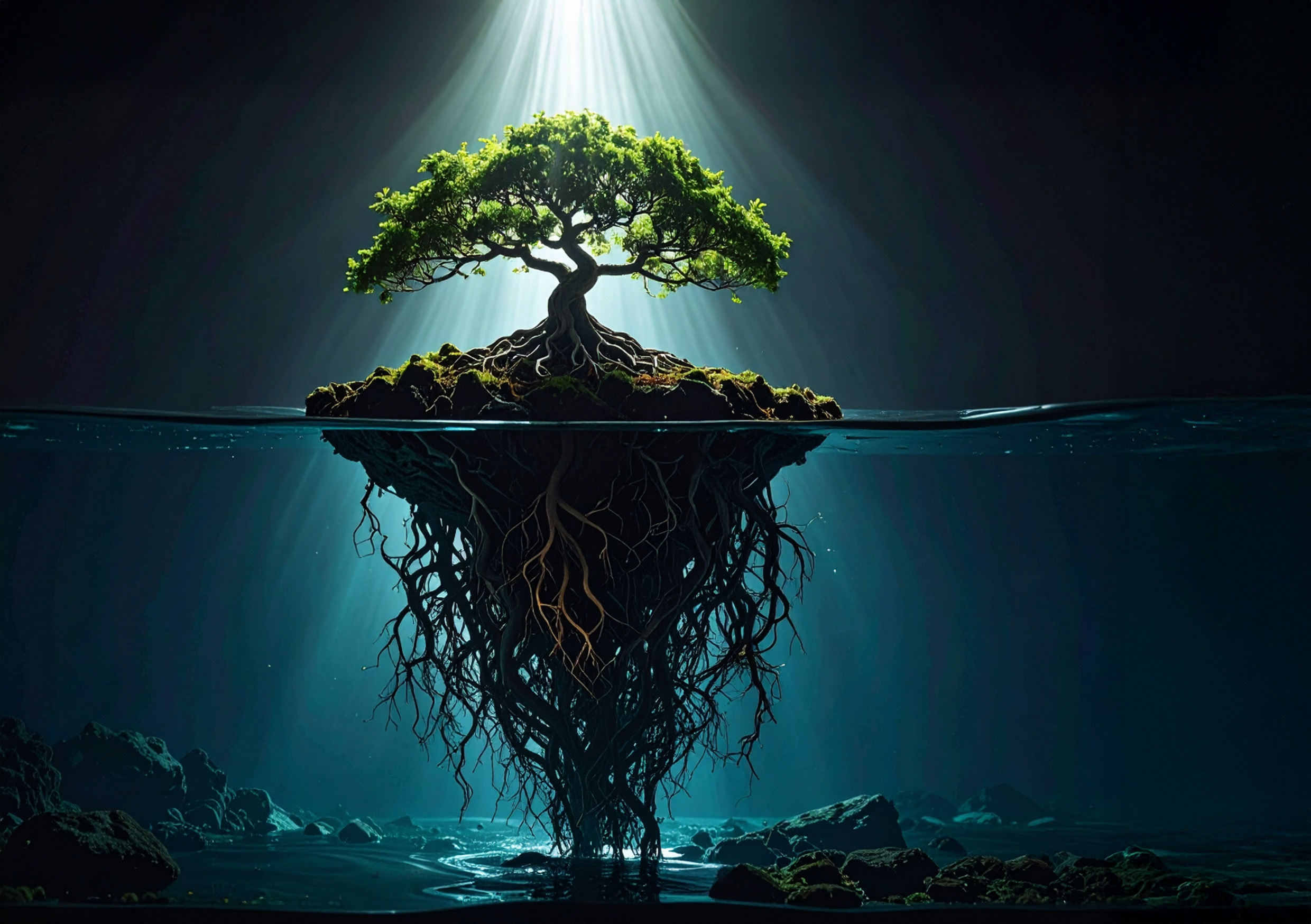 individuation-jung-racines-bonsai-ombre-soi